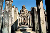 Angkor Thom - Bayon temple, south gopura of the third enclosure 